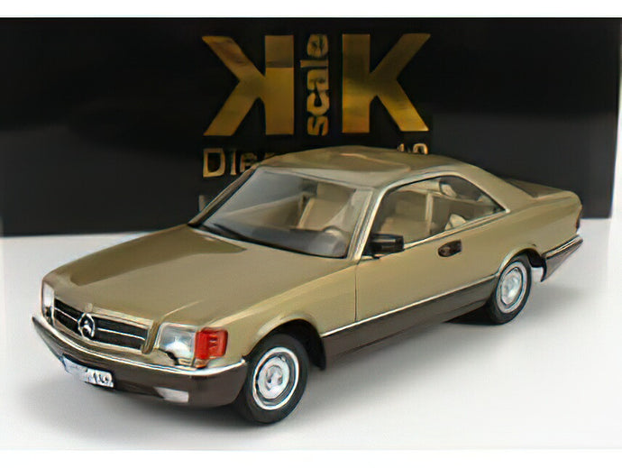 【予約】MERCEDES BENZベンツ S-CLASS 500 SEC (C126) COUPE 1987 - GOLD MET/KK-SCALE 1/18ミニカー