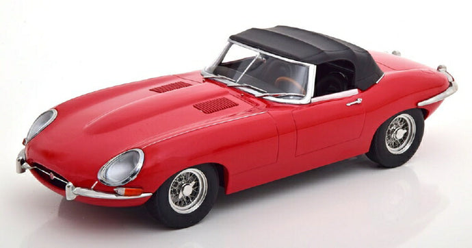 【予約】1961 Jaguar E-Type Cabrio Softtop series I Lhd, red /KK SCALE 1/18 ミニカー