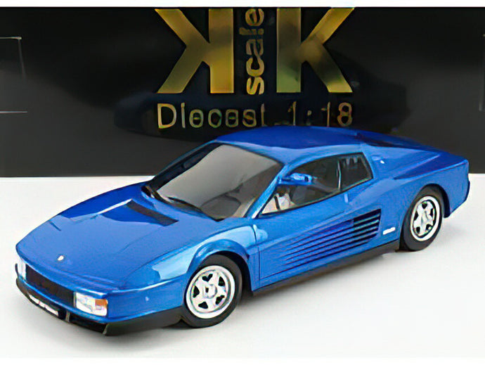 FERRARI - TESTAROSSA MKI 1984 MONODADO MONOSPECCHIO - BLUE /KK-SCALE 1/18 ミニカー