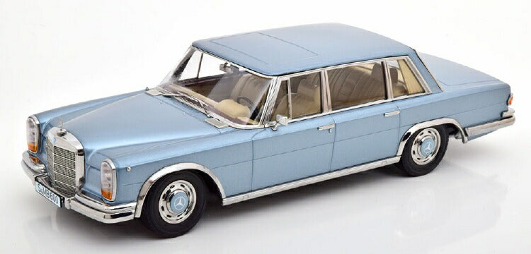 ギャラリービューアに画像をロードする, 【予約】6月以降発売予定MERCEDES BENZ  S-CLASS 600 PULLMAN (W100) 1963 LIGHT BLUE MET /KK SCALE 1/18 ミニカー 模型
