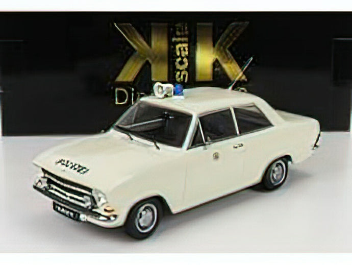 OPEL - KADETT B POLICE 1972 - WHITE /KK SCALE 1/18 ミニカー