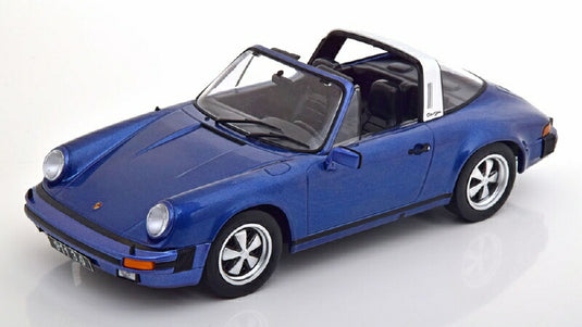 【予約】３月以降発売予定Porsche 911 Carrera 3.0 Targa 1977 bluemetallic /KK-SCALE 1/18 ミニカー