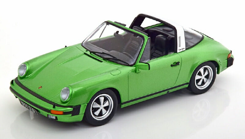 ギャラリービューアに画像をロードする, Porsche 911 Carrera 3.0 Targa 1977 greenmetallic /KK-SCALE 1/18 ミニカー
