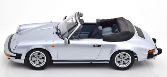【予約】3月以降発売予定Porscheポルシェ 3.2 Cabrio 250.000. 911series 1988 silvergrey /KK SCALE 1/18 ミニカー