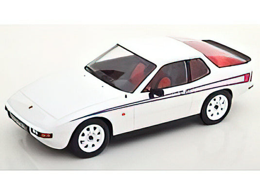 【予約】2023年発売予定PORSCHE - 924 MARTINI 1985 - WHITE RED BLUE /KK-SCALE 1/18 ミニカー