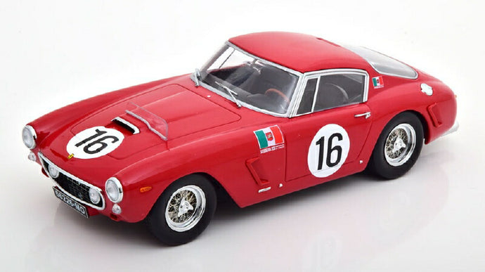 【予約】4月以降発売予定FERRARI 250GT SWB 3.0L V12 TEAM SCUDERIA SERENISSIMA N 16 24h LE MANS 1961 M.TRINTIGNANT - C.M.ABATE - RED /KK-SCALE 1/18 ミニカー