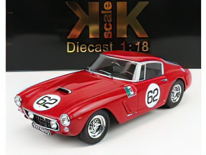 【予約】FERRARI  250GT SWB COUPE N 62 WINNER MONZA 1960 C.M.ABATE - RED/KK-SCALE 1/18ミニカー