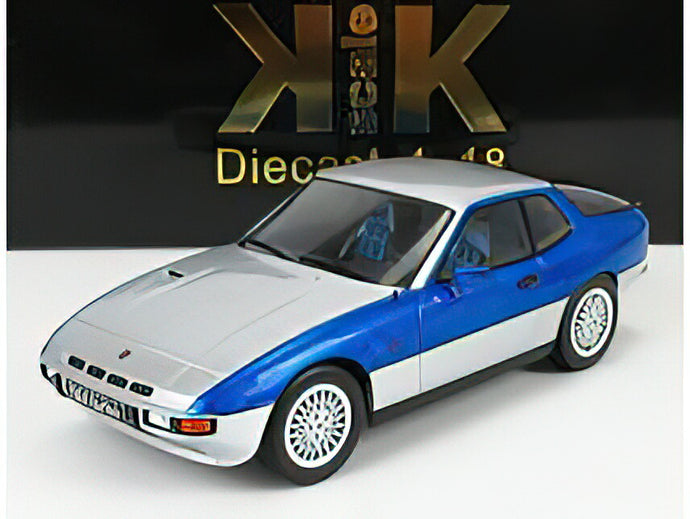 PORSCHE - 924 TURBO COUPE 1986 - SILVER BLUE MET /KK-SCALE 1/18 ミニカー