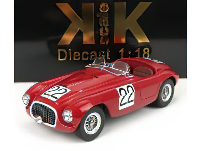 【予約】FERRARI  166MM BARCHETTA 2.0L V12 SPIDER PETER MITCHELL-THOMSON N 22 WINNER 24h LE MANS 1949 L.CHINETTI/KK-SCALE 1/18ミニカー