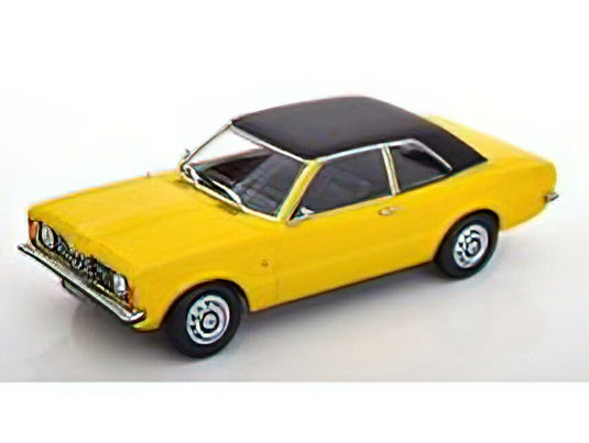 【予約】12月以降発売予定FORD ENGLAND  TAUNUS L COUPE 1971 - YELLOW MATT BLACK/KK-SCALE 1/18 ミニカー