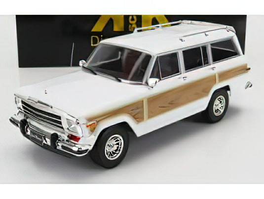 【予約】JEEP - GRAND WAGONEER 1989 - WHITE WOOD/KK-SCALE 1/18ミニカー