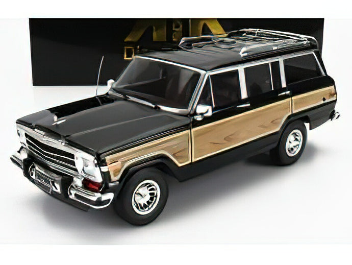 【予約】JEEP - GRAND WAGONEER 1989 - BLACK WOOD/KK-SCALE 1/18ミニカー