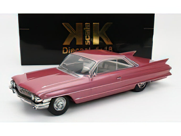 【予約】CADILLAC - SERIES 62 COUPE DEVILLE 1961 - PINK/KK-SCALE 1/18ミニカー