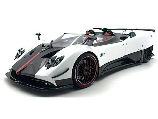 【予約】2023年発売予定PAGANI - ZONDA HP BARCHETTA 2018 - CARBON FIBRE WHITE /LCD 1/18ミニカー
