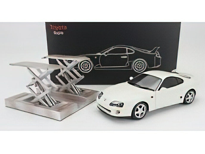 TOYOTA - SUPRA MKIV (A80) COUPE 1993 - WHITE /LCD 1/18 ミニカー