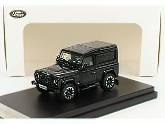 LAND ROVERランドローバー DEFENDER 90 WORKS V8 70th EDITION 2018 - BLACK /LCD 1/64 ミニカー