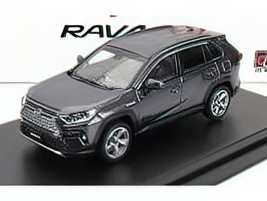 TOYOTA - RAV4 HYBRID 2023 - HEAVY GREY MET /LCD 1/64 ミニカー