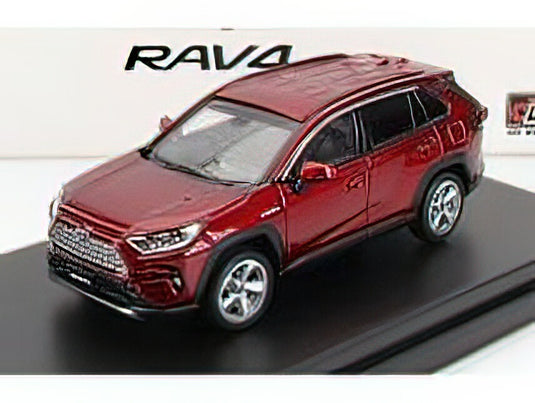 TOYOTA - RAV4 HYBRID 2023 - RED /LCD 1/64 ミニカー