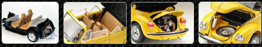 【予約】VW Kafer Cabrio 1303 sonnengelb Bausatz /Legrand 組み立てキット 1/8 ミニカー