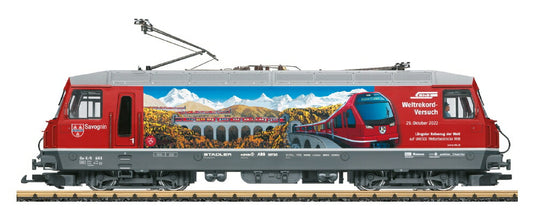 LGB 21431Row Ge 4/4 III Gゲージ 電気機関車DCサウンド付RhB 外国鉄道模型