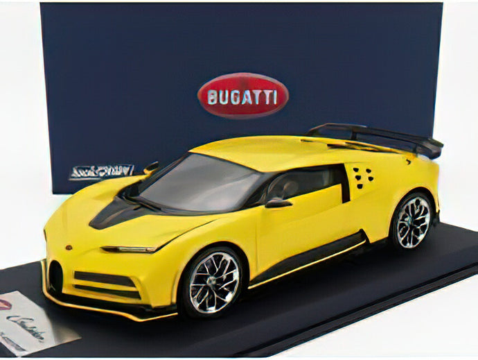 BUGATTI  CENTODIECI PRODUCTION VERSION 2023 - YELLOW/LOOKSMART 1/18ミニカー