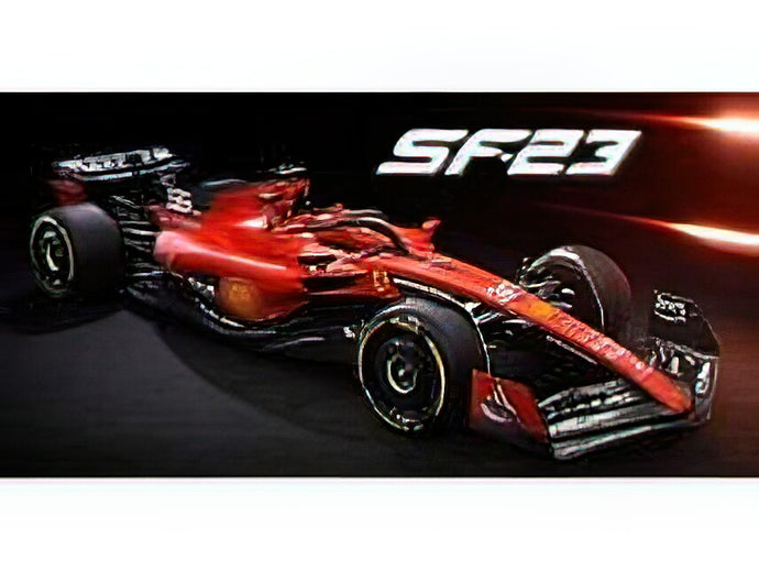 FERRARI F1 SF-23 N55 USA ラスベガスGP 2023 C.サインツ レッド ホワイト ブラック/ LOOKSMART 1/18 ミニカー