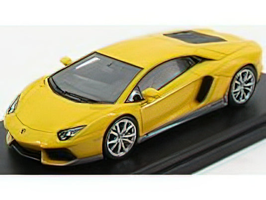 LAMBORGHINIランボルギーニ - AVENTADOR LP700-4 MIURA HOMAGE 2013 - GIALLO FLY - YELLOW SILVER /LOOKSMART 1/43 ミニカー