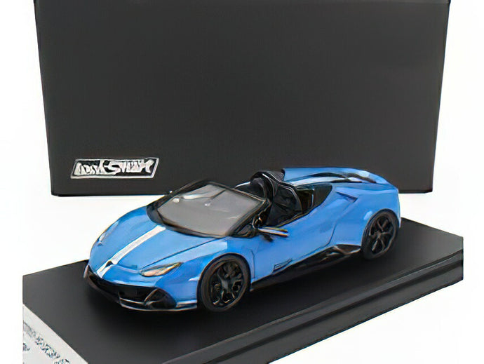 LAMBORGHINI - HURACAN EVO SPIDER 2018 - BLU LE MANS - BLUE /LOOKSMART 1/43 ミニカー