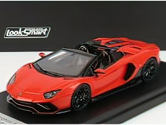 LAMBORGHINI AVENTADOR LP780 4 ULTIMAE ロードスター 2021 アランチョザント オレンジ / LOOKSMART 1/43 ミニカー