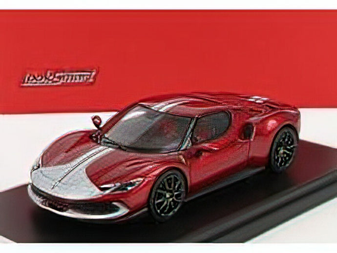 FERRARIフェラーリ - 296 GTB HYBRID 830HP V6 ASSETTO FIORANO 2021 - ROSSO IMOLA - RED MET /LOOKSMART 1/43 ミニカー