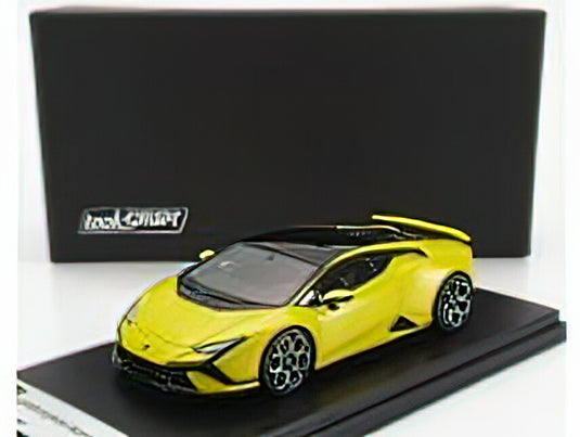 LAMBORGHINIランボルギーニHURACAN TECNICA 2022 - GIALLO BELENUS YELLOW MET/LOOKSMART 1/43 ミニカー