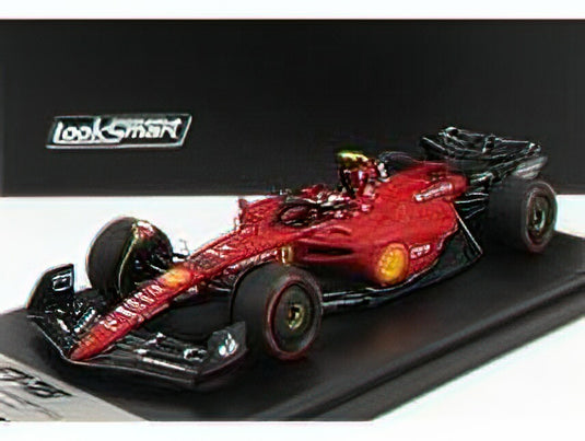 FERRARIフェラーリ - F1-75 TEAM SCUDERIA FERRARIフェラーリ N 55 2nd BAHRAIN GP 2022 CARLOS SAINZ - RED /LOOKSMART 1/43 ミニカー