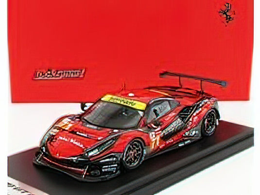 FERRARIフェラーリ - 488 GTE EVO 3.9L TURBO V8 TEAM INCEPTION RACING N 71 24h LE MANS 2021 B.BARNICOAT - B.IRIBE - O.MILLROY - RED BLACK /LOOKSMART 1/43 ミニカー