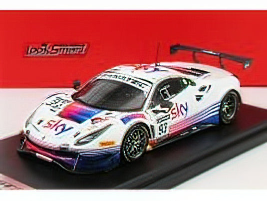 FERRARIフェラーリ - 488 GT3 EVO TEAM SKY-TEMPESTA RACING N 93 24h SPA 2021 C.FROGGATT - J.HUI - E.CHEEVER - M.CRESSONI - WHITE /LOOKSMART 1/43 ミニカー