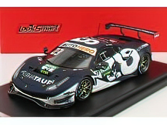 FERRARIフェラーリ - 488 GT3 EVO 3.9L TURBO V8 TEAM ALPHATAURI N 23 DTM SEASON 2021 A.ALBON - BLACK WHITE /LOOKSMART 1/43 ミニカー