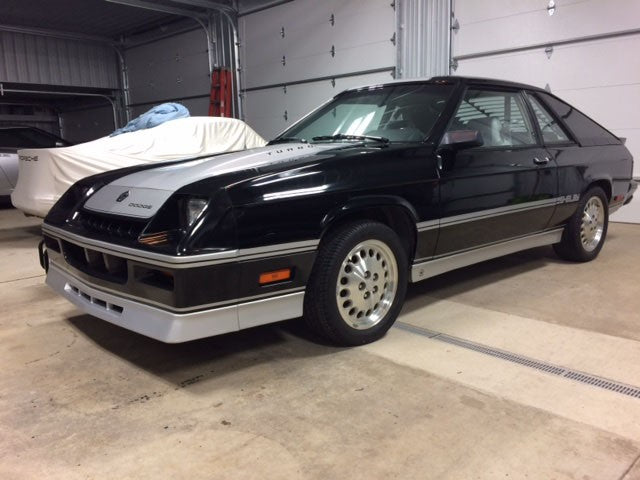 【予約】7月以降発売予定Dodge Shelby Charger Turbo 1985 黒ブラック /LS Collectibles 1/18  レジンミニカー