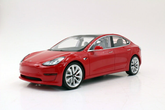 Tesla Model 3 red  /Ls Collectibles  1/18 ミニカー
