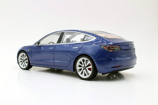 Tesla Model 3 blue /Ls Collectibles 1/18 ミニカー