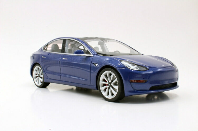 Tesla Model 3 blue /Ls Collectibles 1/18 ミニカー