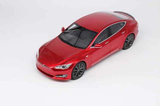 Model S Facelift レッド /LS COLLECTIBLES 1/18  レジンミニカー