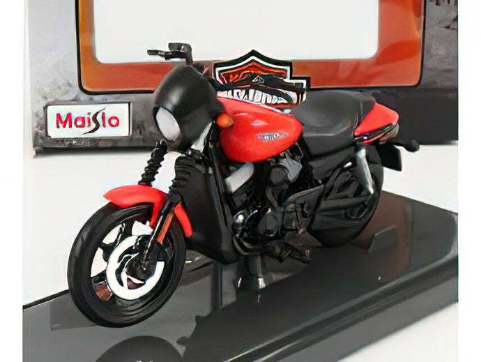 HARLEY DAVIDSON - STREET 750 2015 - RED BLACK /MAISTO 1/18 ミニカー