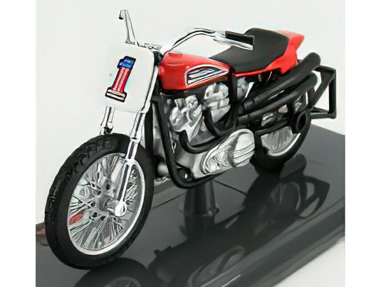 HARLEY DAVIDSON - XR750 N 1 RACING BIKE 1972 - ORANGE /MAISTO 1/18 ミニカー