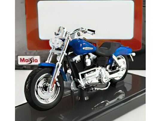 HARLEY DAVIDSON - FXDFSE CVO FAT BOB 2009 - BLUE MET /MAISTO 1/18 ミニカー
