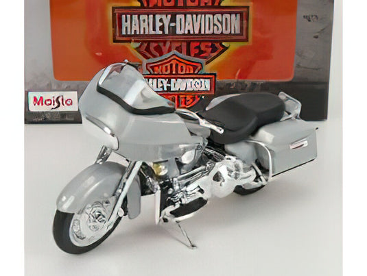 HARLEY DAVIDSON - FLTR ROAD GLIDE 2002 - SILVER /MAISTO 1/18 ミニカー