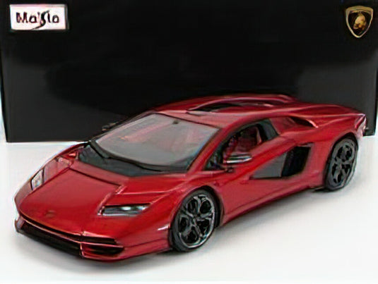 LAMBORGHINI - COUNTACH LPi 800-4 2021 - EXCLUSIVE CARMODEL - RED /MAISTO 1/18 ミニカー