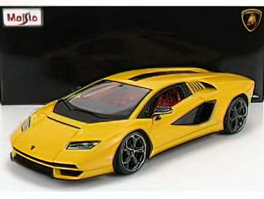 LAMBORGHINI - COUNTACH LPi 800-4 2021 - EXCLUSIVE CARMODEL - YELLOW MET /MAISTO 1/18 ミニカー