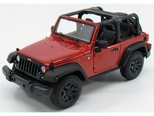 JEEP - WRANGLER WILLYS OPEN 2014 - COPPER MET BLACK /MAISTO 1/18 ミニカー