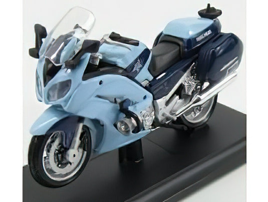 YAMAHA - FJR 1300 STATE POLICE 2006 - 2 TONE BLUE /MAISTO 1/18 ミニカー