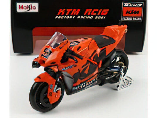 KTM - RC16 TECH3 KTM FACTORY RACING TEAM N 9 MOTOGP 2021 DANILO PETRUCCI - ORANGE BLACK /MAISTO 1/18 ミニカー