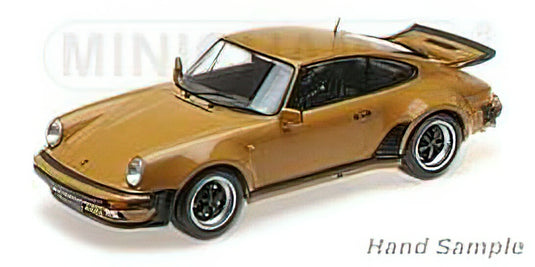 【予約】8月以降発売予定1977 Porsche 911 Turbo, tan  /Minichampsミニチャンプス 1/12 ミニカー